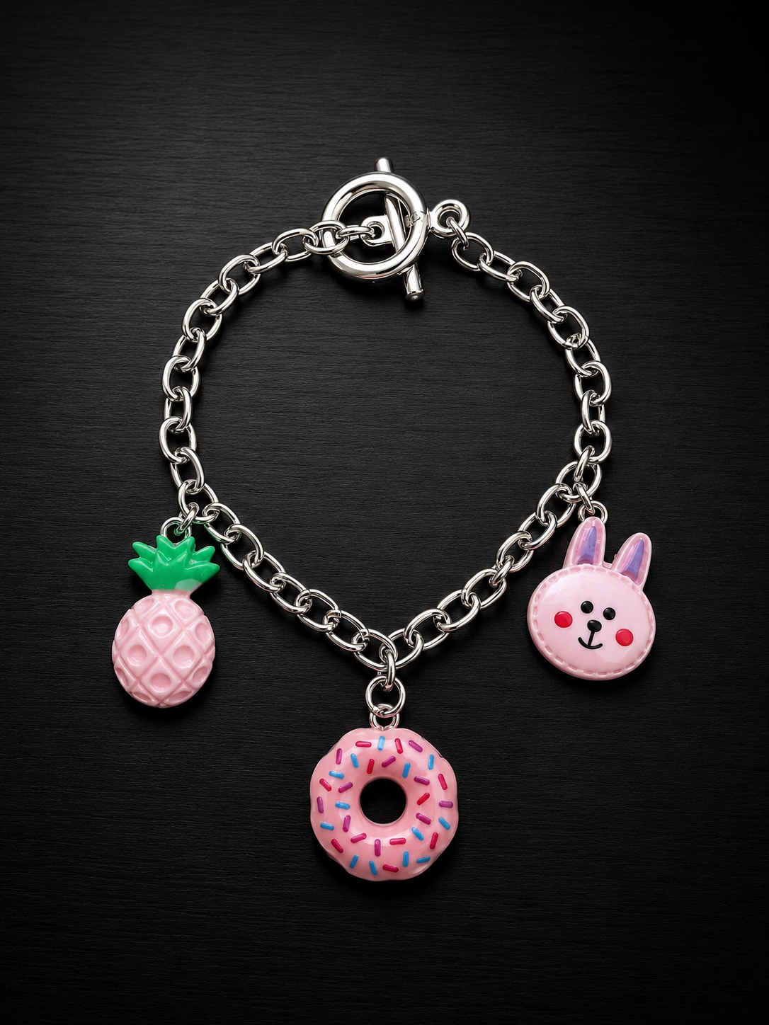🍍🐰 Bracelet Charms Kawaii Gourmand 🍩💖