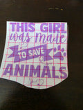 This girl was made to save animals