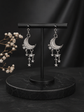 🌙 Boucles d'oreilles Lune Étoilée ✨