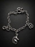 🦄🍀 Bracelet Charms Licorne Porte-Bonheur ♾️✨